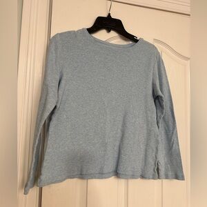 Chico's Soft Blue Long Sleeve Top